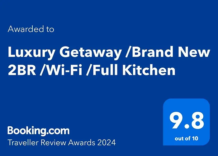 Luxury Getaway /Brand New 2Br /Wi-Fi /Full Kitchen