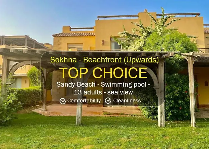 5Br Villa Private Garden & Beach Access In Ain El Sokhna