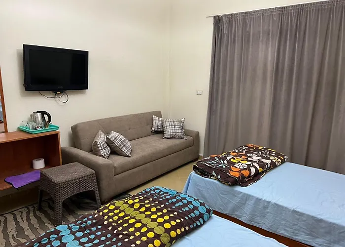 La Sirena Double Room With Mountain View, Families And Couples Only, Extra Of 180 Egyptian Pounds Per Adult Person Per Stay ,To Be Paid To The Resort