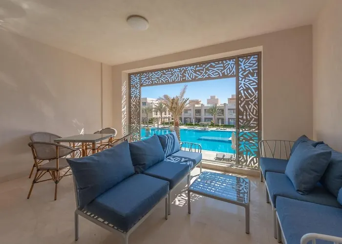 Sea View 2Br Mangroovy Gouna I Swimming Pool And Red Sea Beach