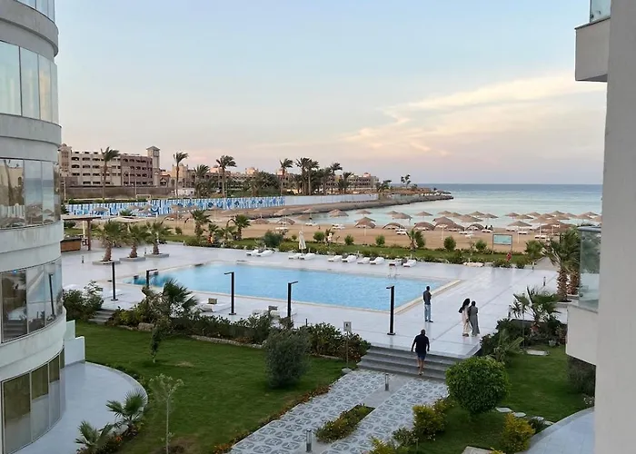 Luxury Seaview Apartment With Pool Scandic Resort Hurghada