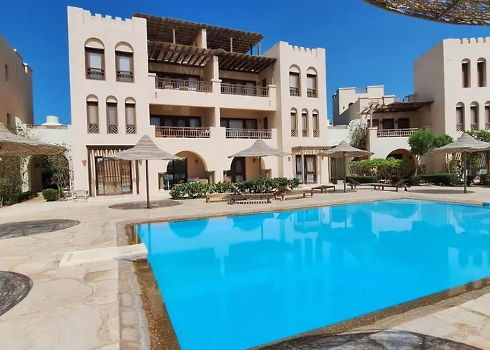 El Gouna Fanadir, 2Br Lagoon Apartment Overlooking Pool
