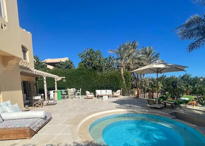 El Gouna, Upper Nubia 3-Bedroom Detached Villa With Private Pool, Sleeps 6 Persons