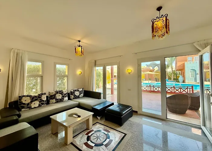 Stunning Pool And Sea View Villa, Al Dora Resort, Hurghada