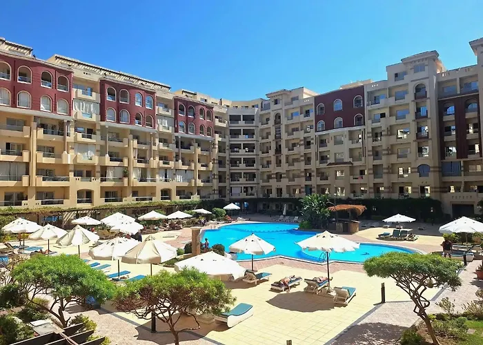 Studio With Balcony In Florenza Luxury Resort With 3 Pools Access At Erabia District-Hurghada