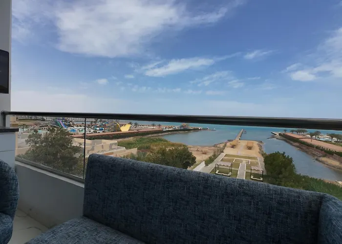 Stunning Sea & Beach View Studio With Balcony Balkan Beach Resort Al Ahyaa