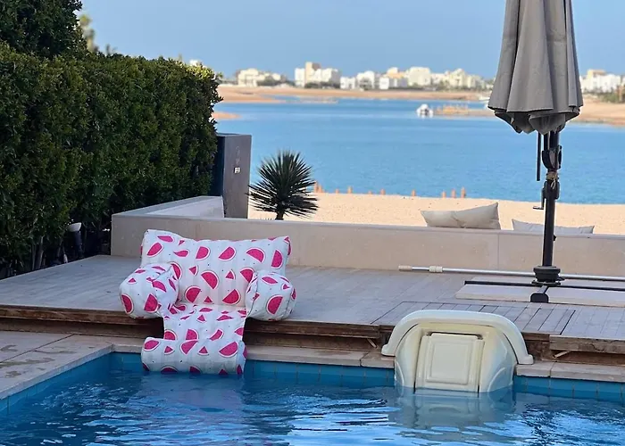 Lagon & Sea View Heated Private Pool & Jacuzzi Gouna Ancient Sand