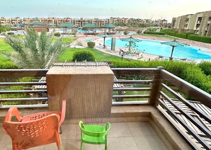 Blue Bay Asia Elsokhna Duplex 3 Rooms Villa With Garden Jungle & Pool View