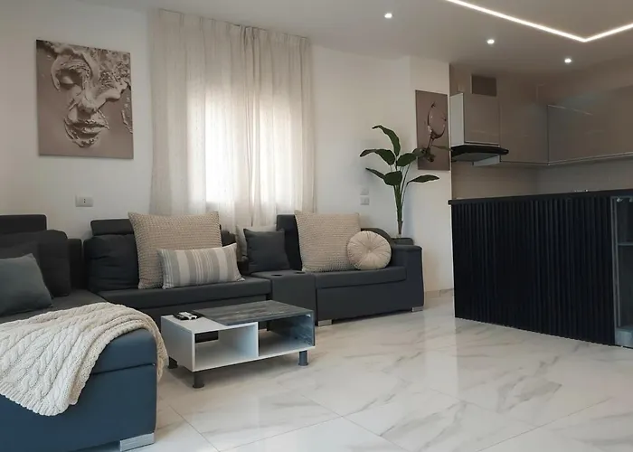 Stylish Gray Apartment Sea View 201