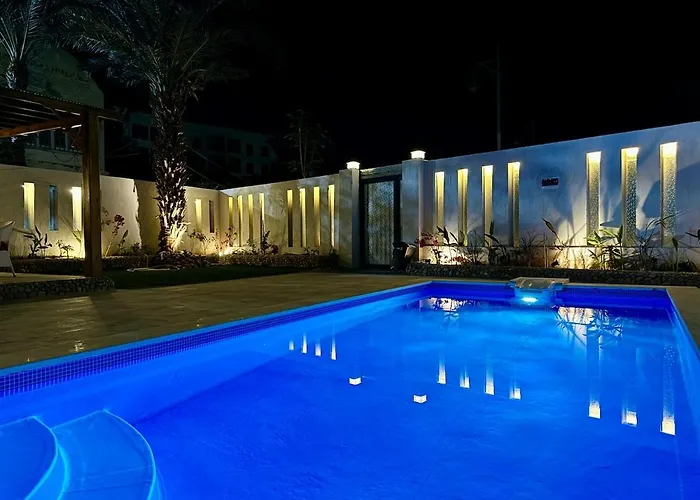 Luxury White Villa With Pool