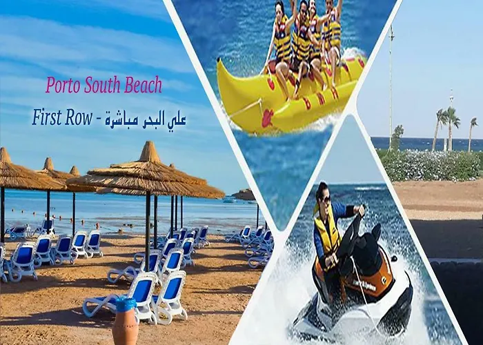 Porto South Beach Royal Sea view families صف اول بحر مباشر